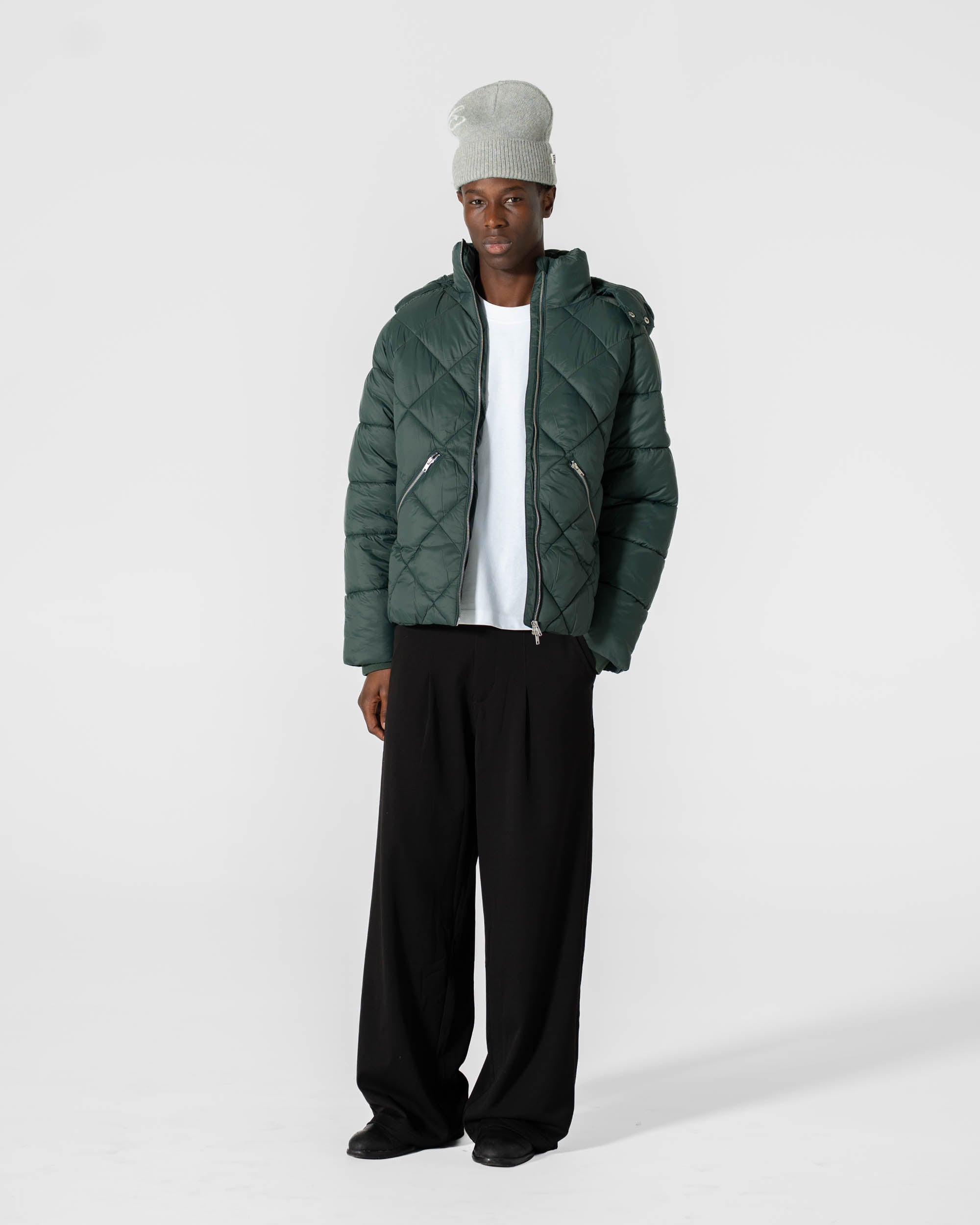 PUFFER JACKET ARMY GREEN